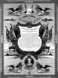 Abschiedsrede von General Robert E. Lee, veröffentlicht von Burk und McFetridge, 1883